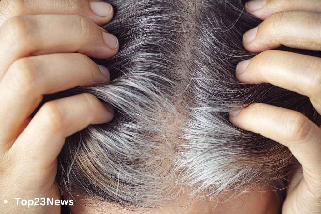 why hair may turn white at a young age