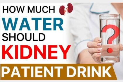 How much water should I drink if I have kidney disease?